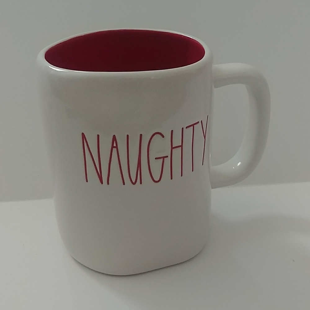 Rae Dunn double mug siz letter